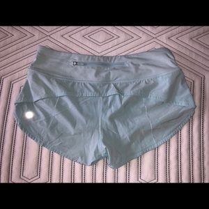 Size 4 lululemon speed shorts. Never worn